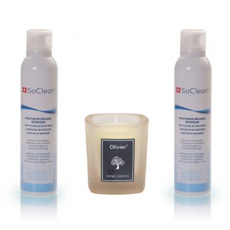 Geurkaars + 2 stuks SoClean® XL 200ml